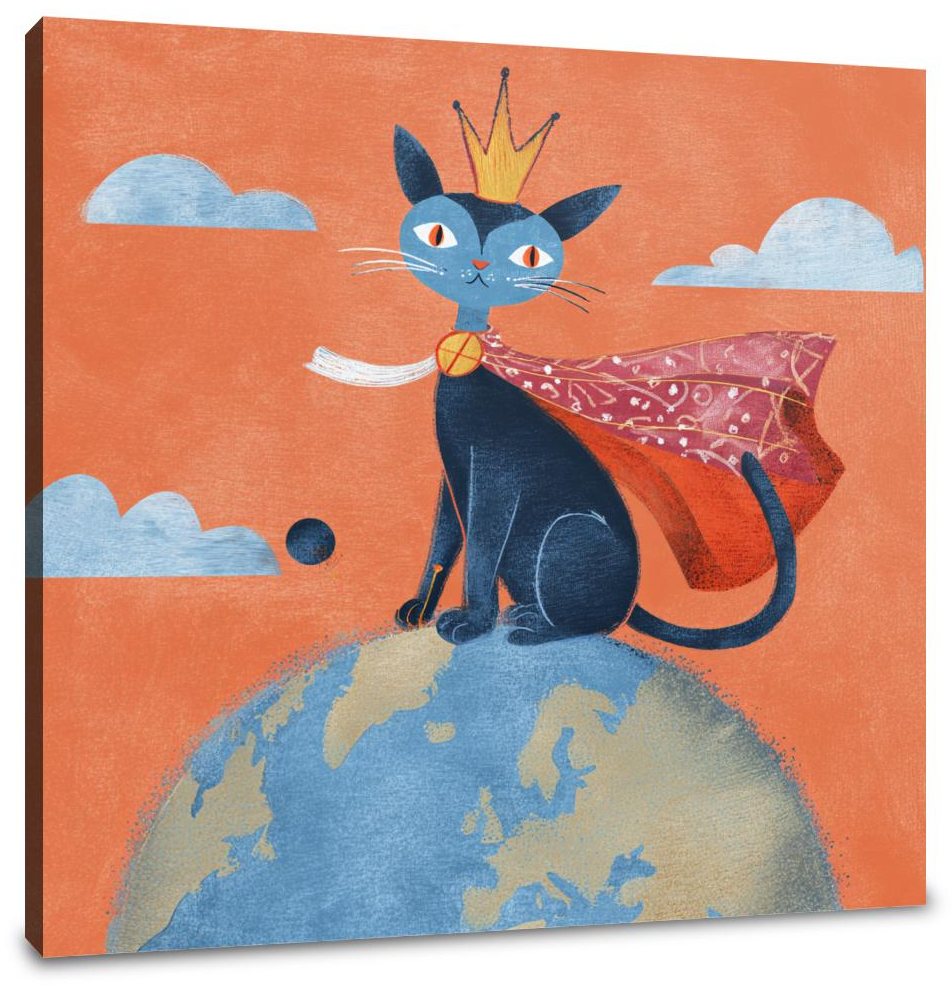 Majestic Cat Royalty Canvas