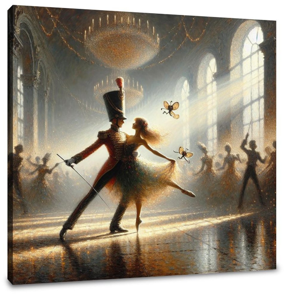 Enchanted Nutcracker Ballet Canvas