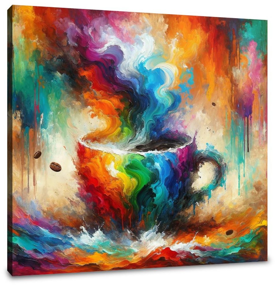 Dynamic Spectrum Americano Canvas