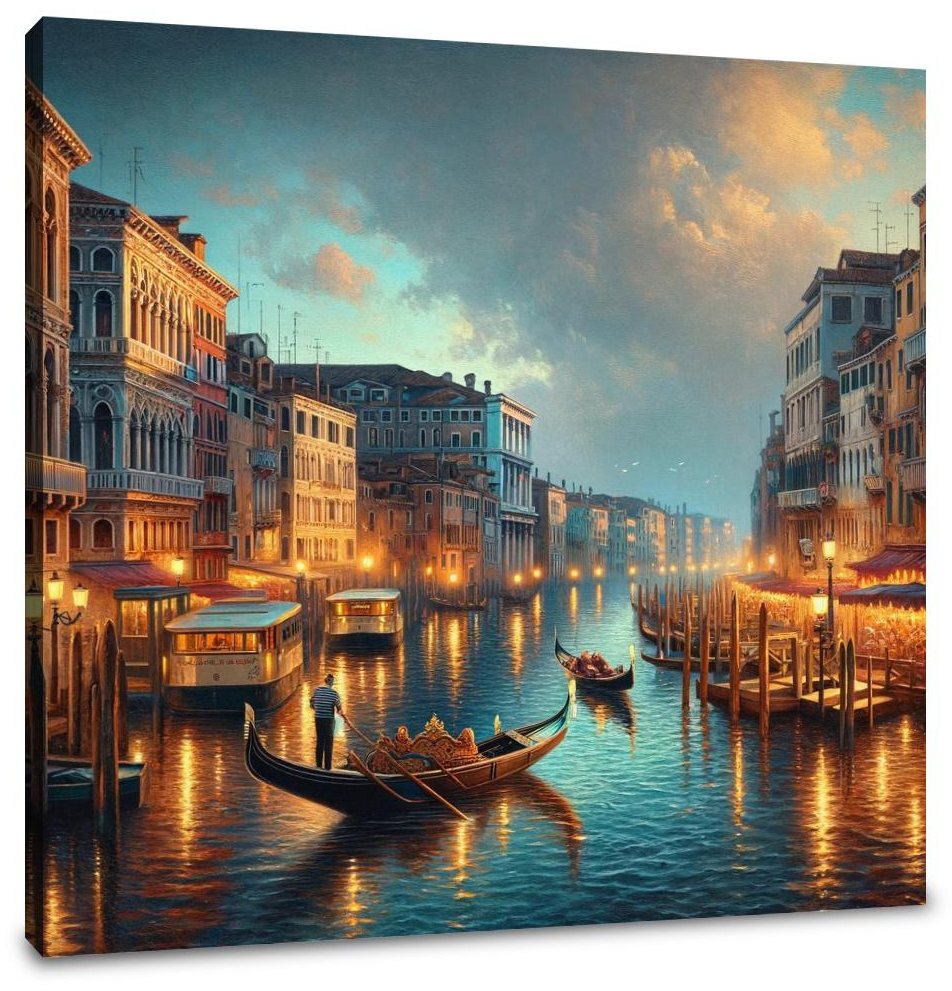 Venetian Evening Serenade Canvas