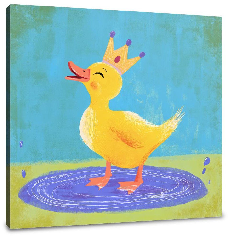 Crowned Duckling Canvas
