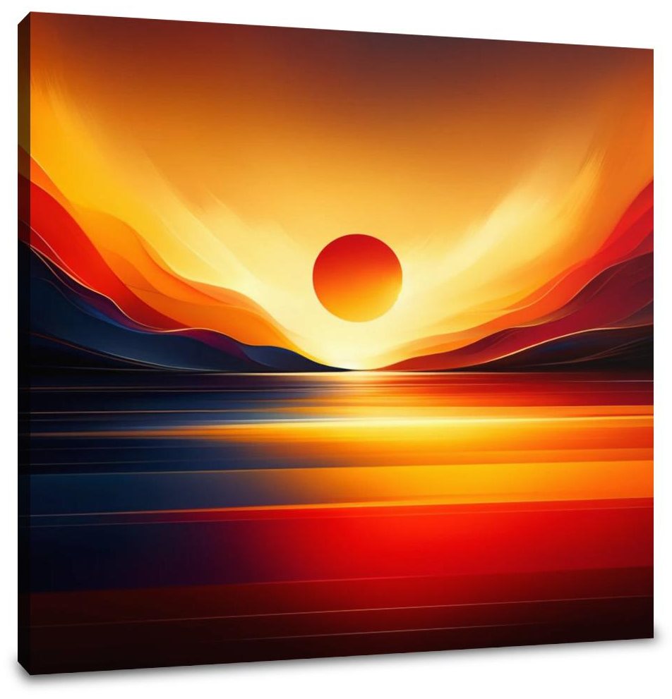 Sunset Simplicity Canvas