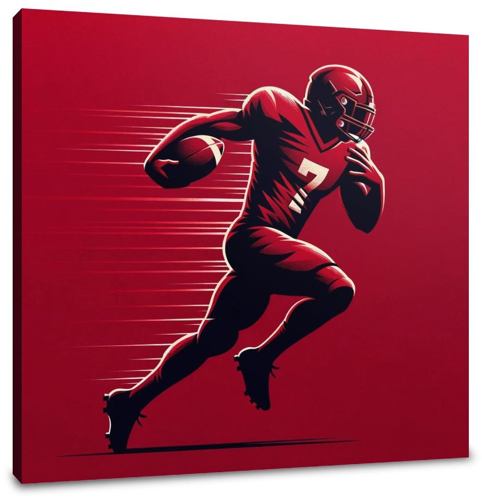 Mersey Red Rush Canvas