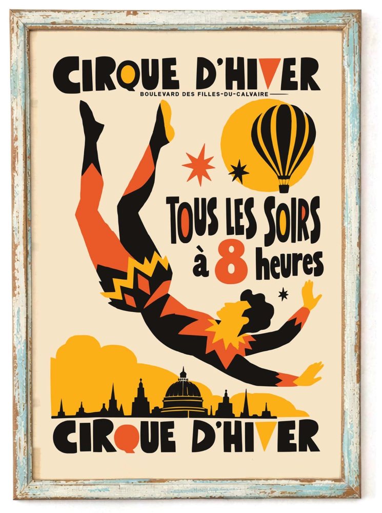 Cirque D'Hiver Circus Poster Print