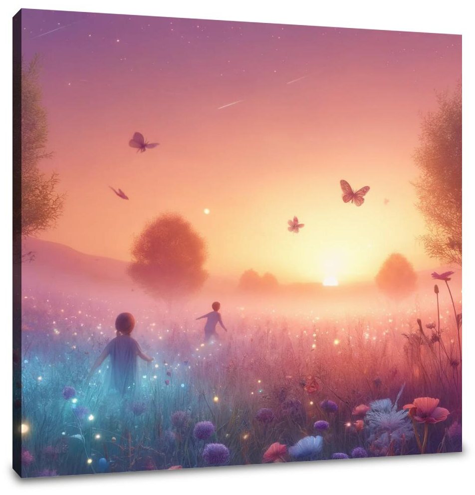 Sunset Meadow Canvas