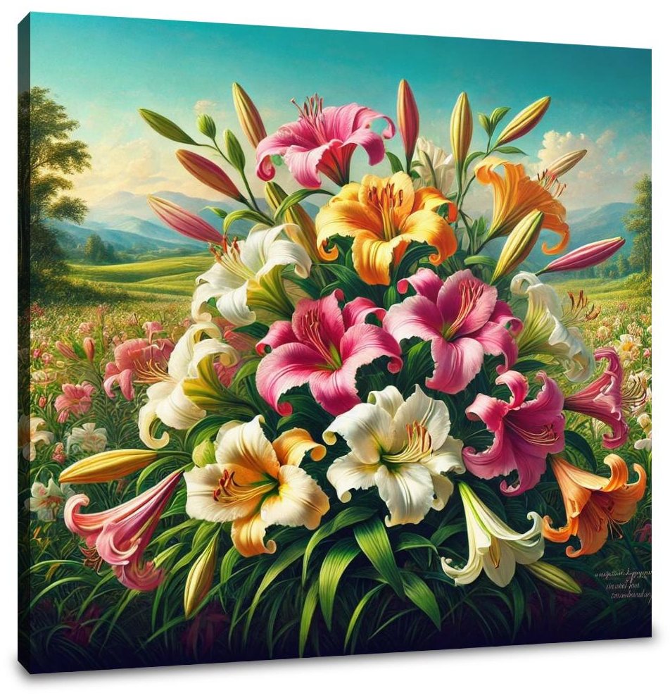 Eternal Lilies Canvas