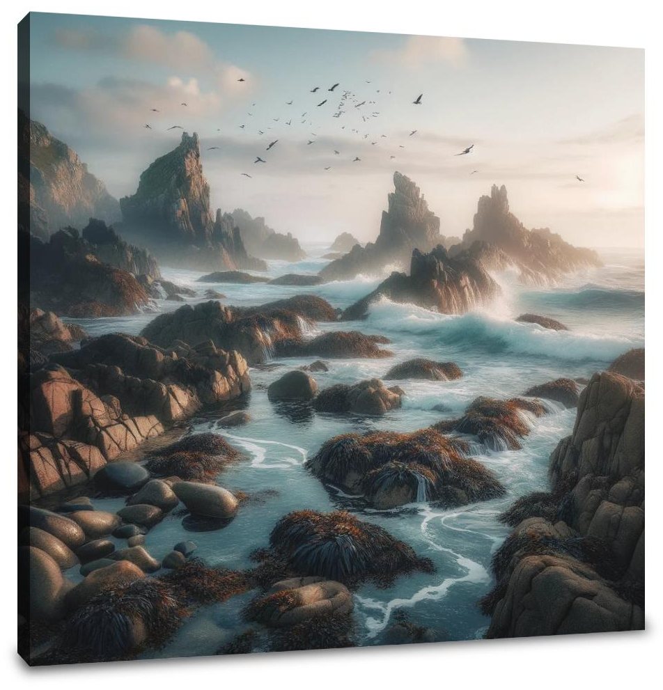 Morning Coastline Canvas
