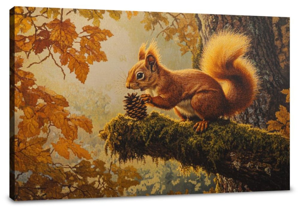 Red Squirrel Sanctuary Canvas