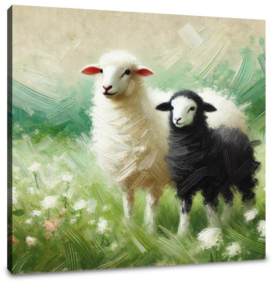 Countryside Sheep Canvas