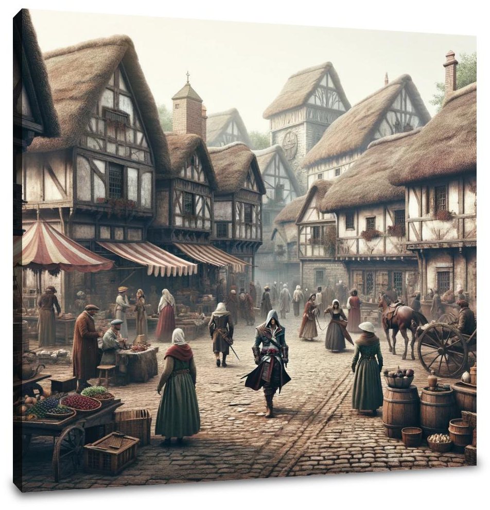 Medieval Mingle Canvas