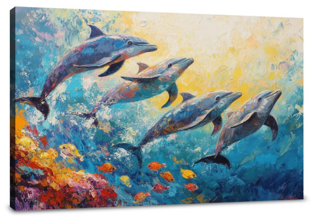 Dolphin Dreams Canvas