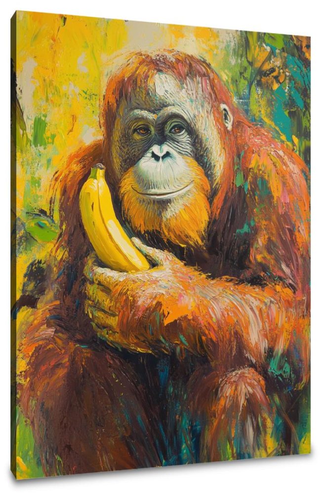 Orangutan's Feast Canvas