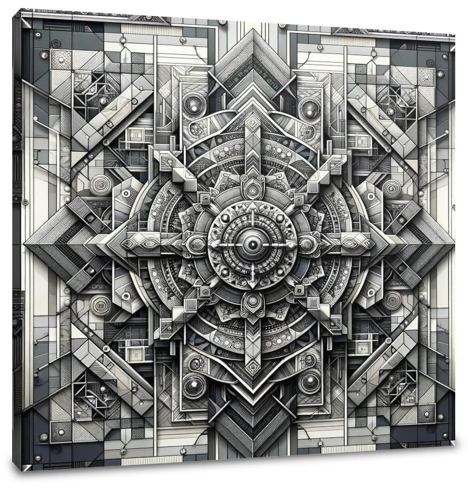 Silvershade Mirror Mosaic Canvas