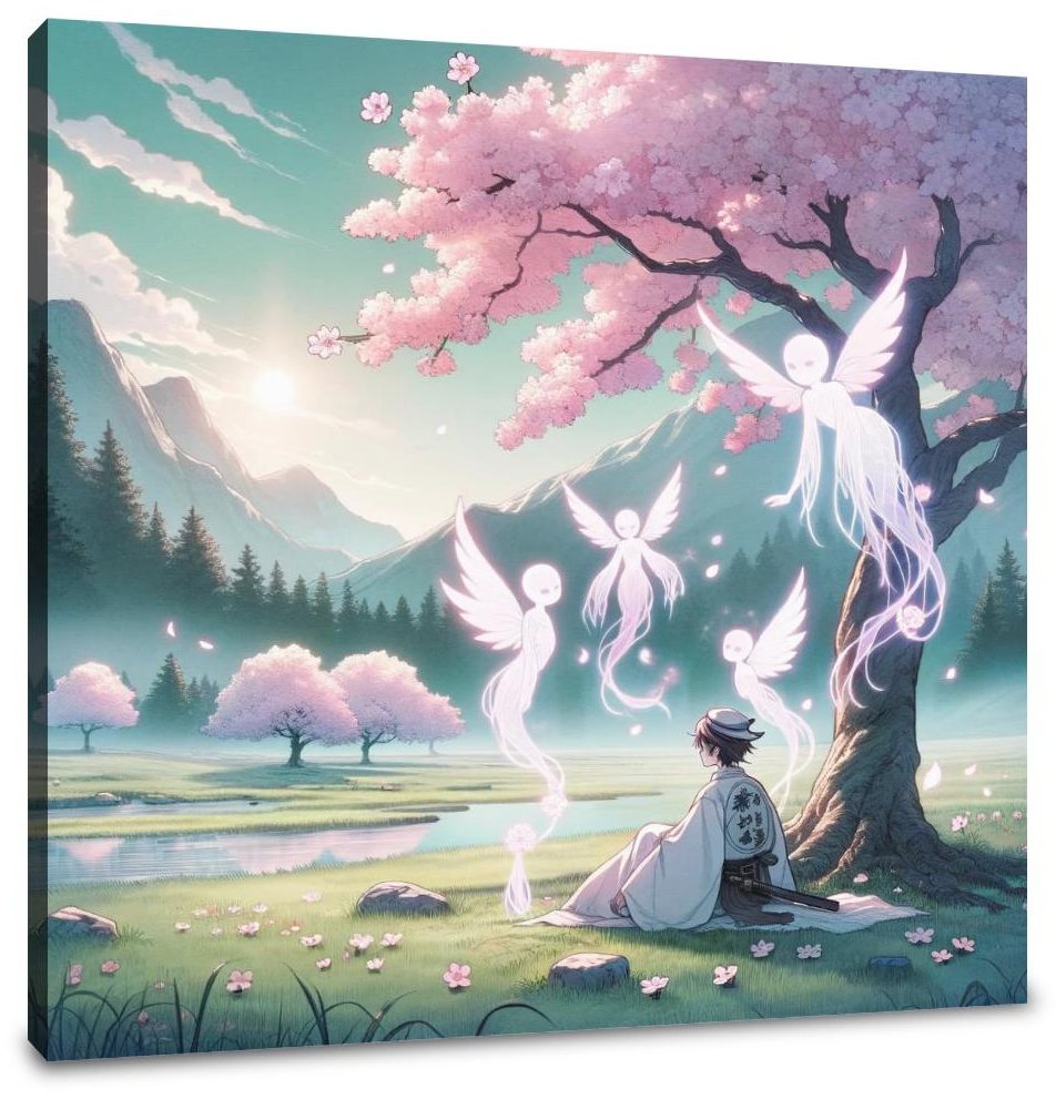 Sakura Spirit Whispers Canvas