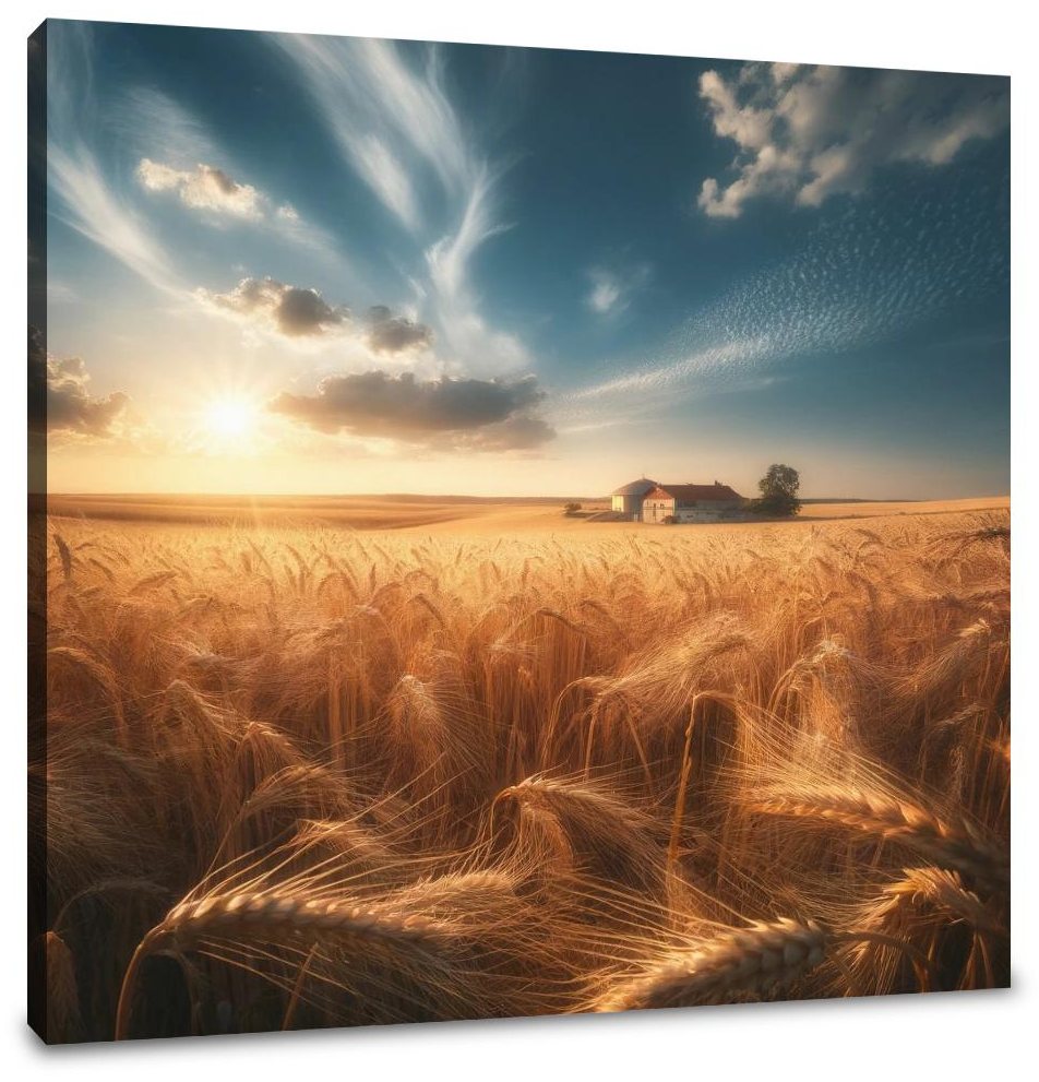 Golden Wheat Fields Canvas