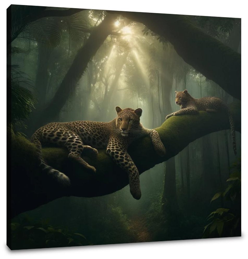 Jungle Leopards Canvas