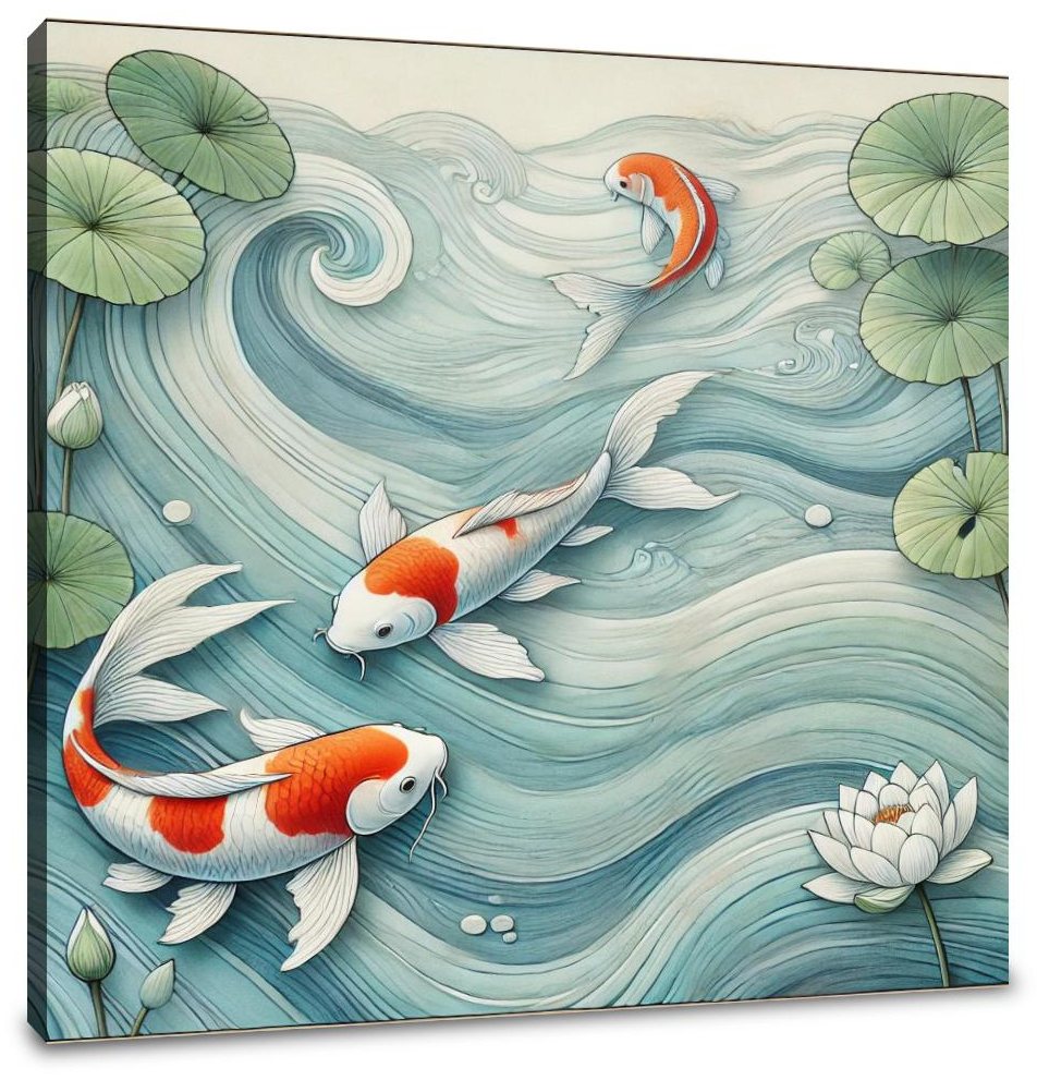 Koi Serenity Canvas