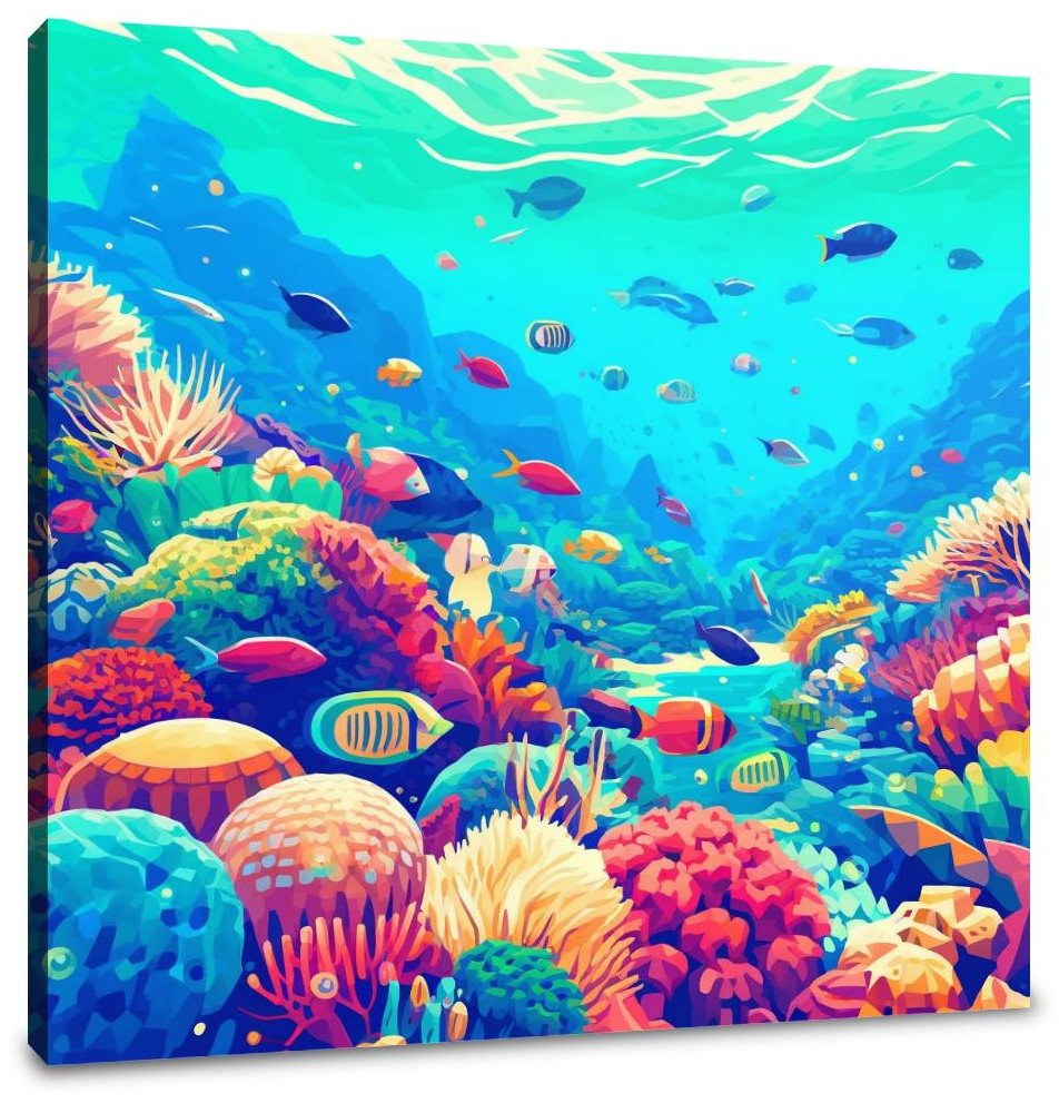 Reef Vibrance Canvas
