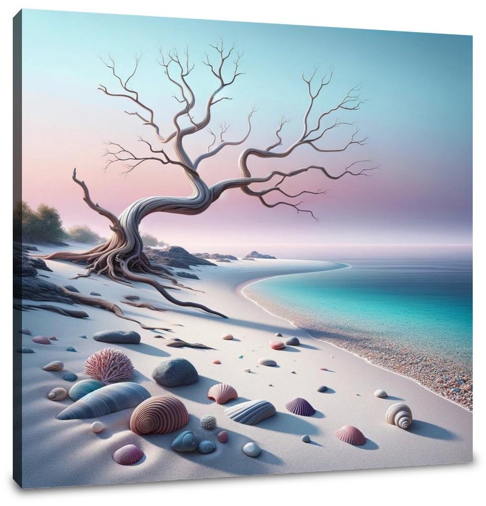 Serene Shoreline Canvas