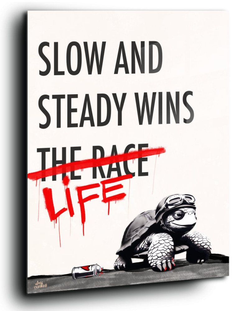 Slow and steady wins life