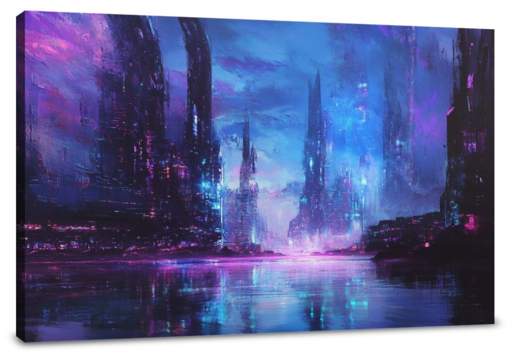 Dreamscape Metropolis Canvas