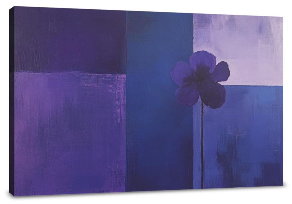 Melancholic Violet Canvas