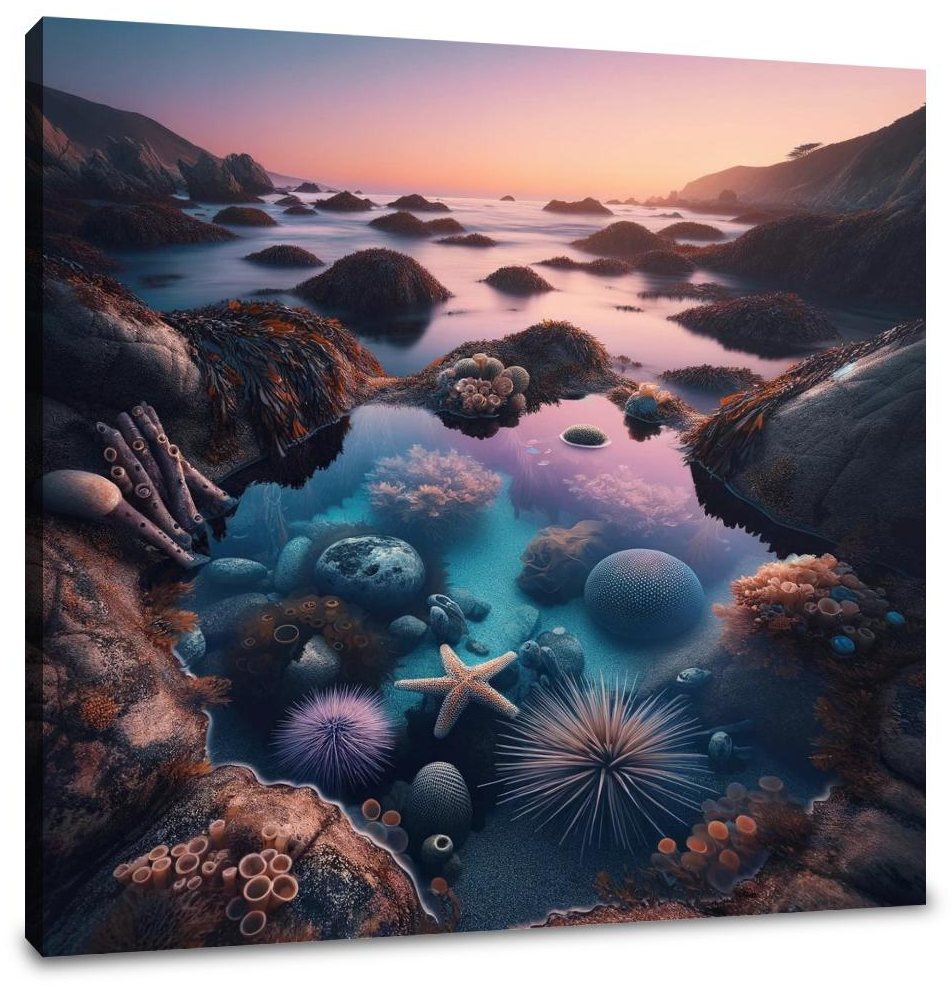 Twilight Shoreline Canvas