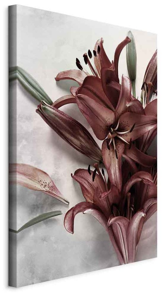 Leinwandbild - Floral Form (1 Part) Vertical