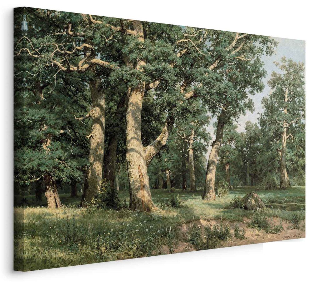 Leinwandbild - Ivan Shishkin – Oak Forest