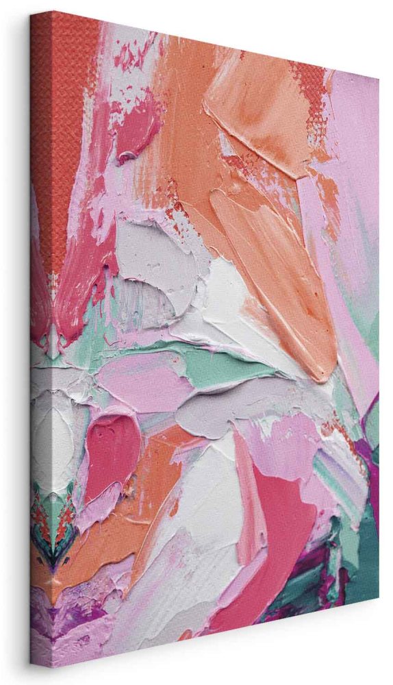 Leinwandbild - Energetic Colors - Abstract Composition with Intense Colors