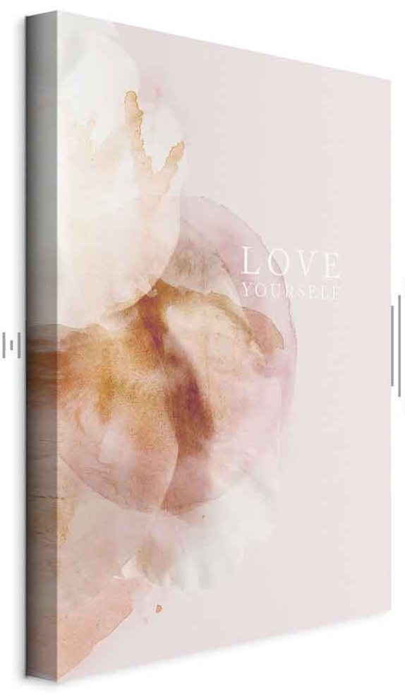 Leinwandbild - Love Yourself (1 Part) Vertical