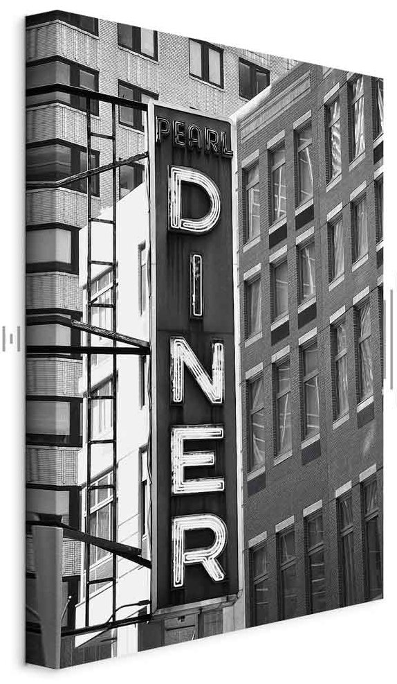 Leinwandbild - New York Neon Sign (1 Part) Vertical