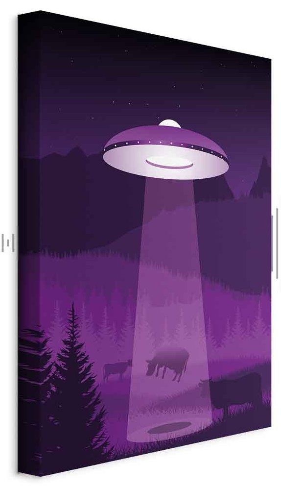 Leinwandbild - Ufo (1 Part) Vertical