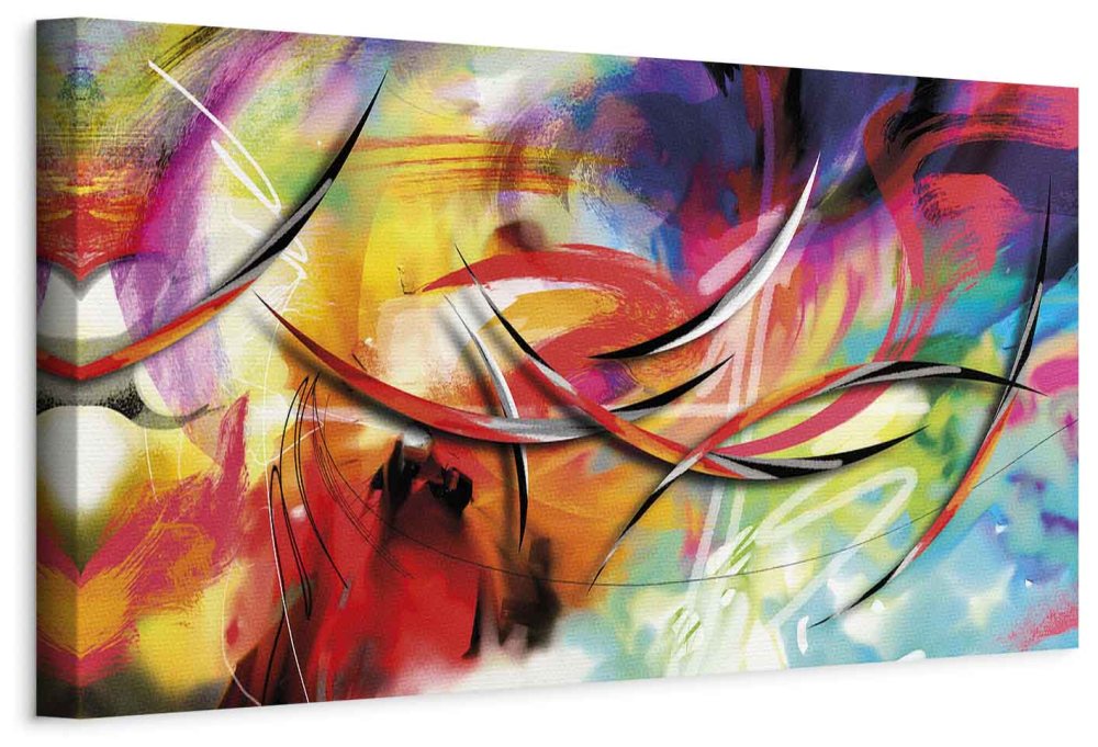 Leinwandbild - Dance of the rainbow