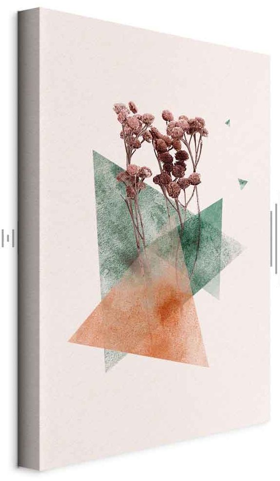 Leinwandbild - Modernist Flower (1 Part) Vertical