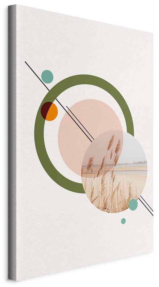 Leinwandbild - Geometric Landscape (1 Part) Vertical
