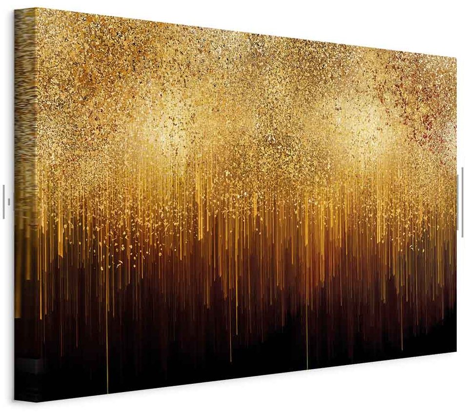 Leinwandbild - Golden Expansion (1 Part) Wide