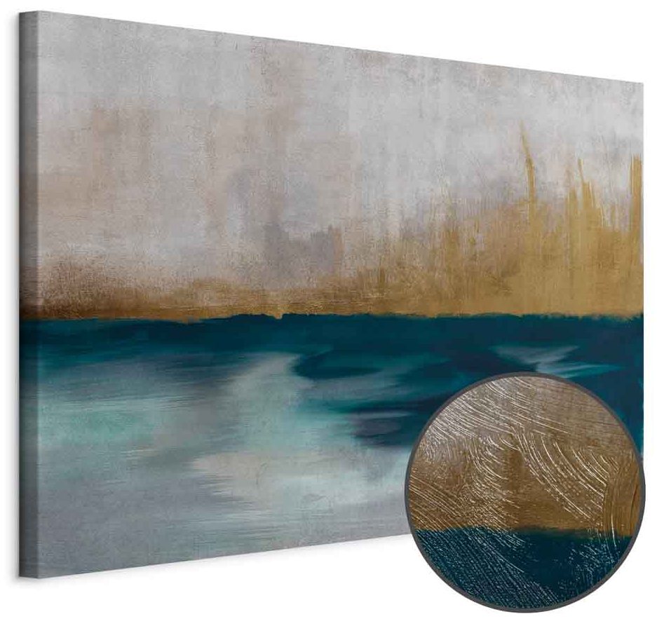 Leinwandbild - Golden Grasses (1 Part) Wide
