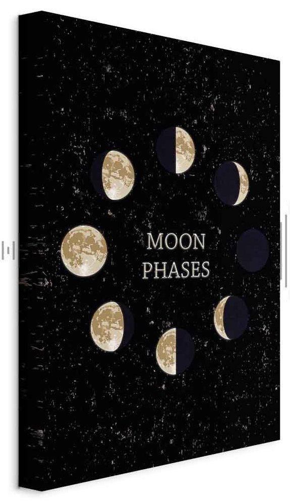 Leinwandbild - Lunar Cycle (1 Part) Vertical