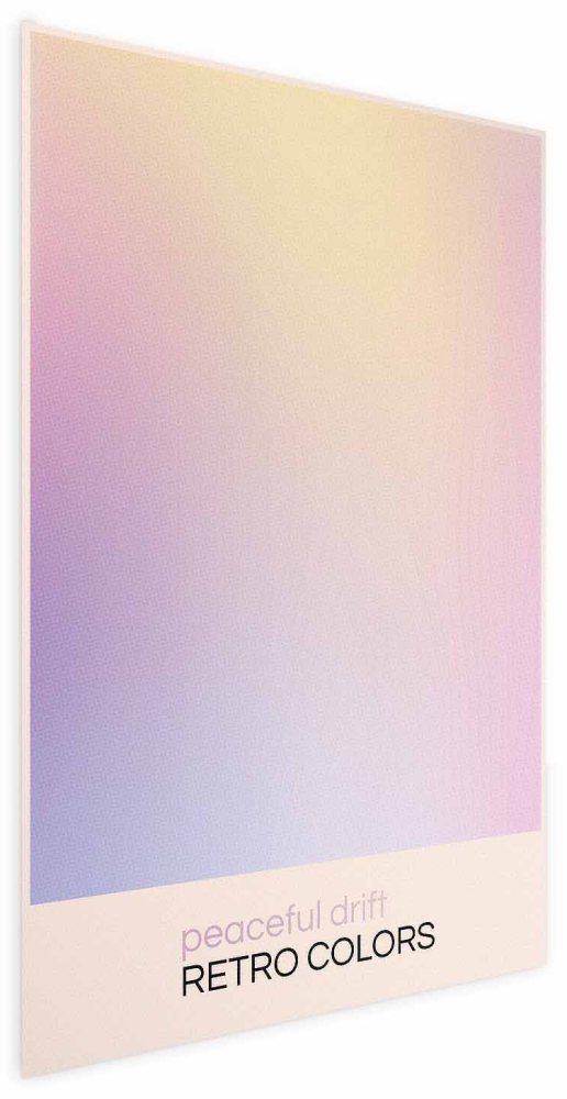 Poster - Peaceful Drift - Delicate Pastel Shades Creating a Harmonious Whole