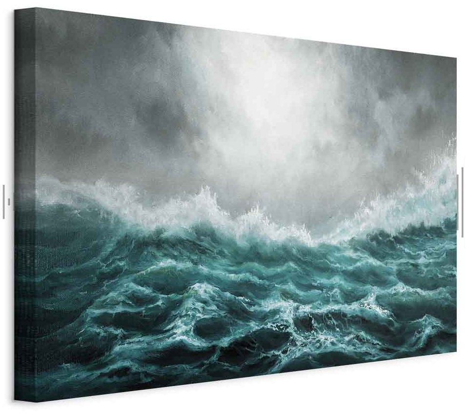 Leinwandbild - Restless Ocean (1 Part) Wide
