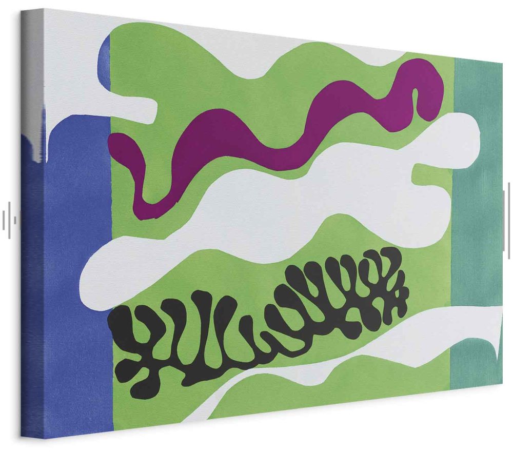 Leinwandbild - Henri Matisse – Lagoon II (from Jazz)