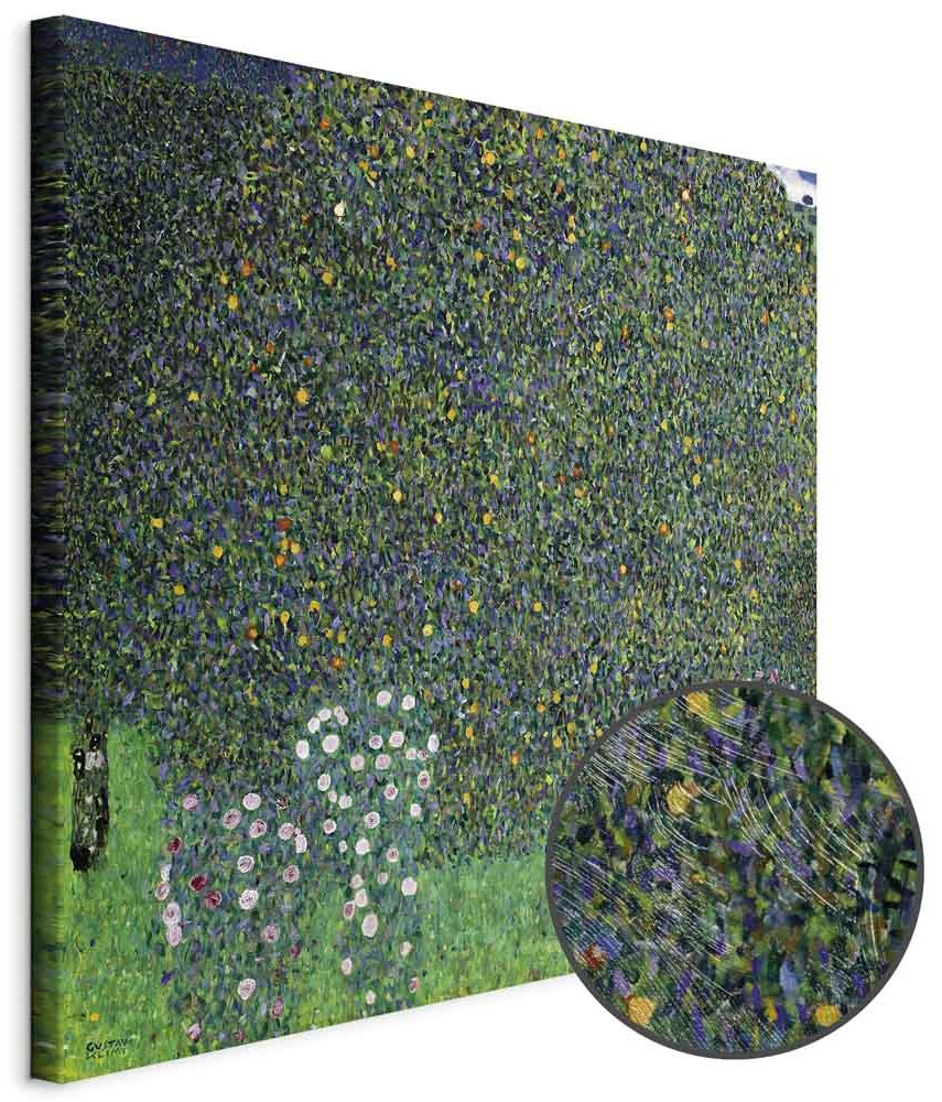 Leinwandbild - Gustav Klimt – Roses Among the Trees