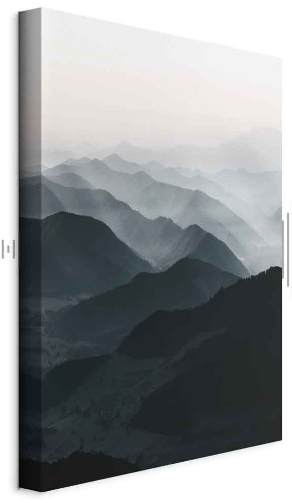 Leinwandbild - Parallel Ridges (1 Part) Vertical