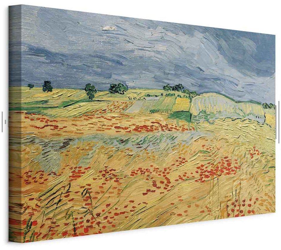 Leinwandbild - Vincent van Gogh – Fields with Poppies