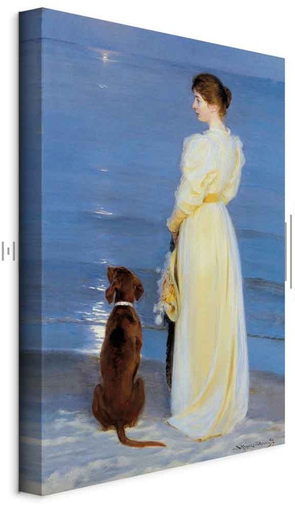 Leinwandbild - Peder Severin Kroyer – Summer Evening in Skagen
