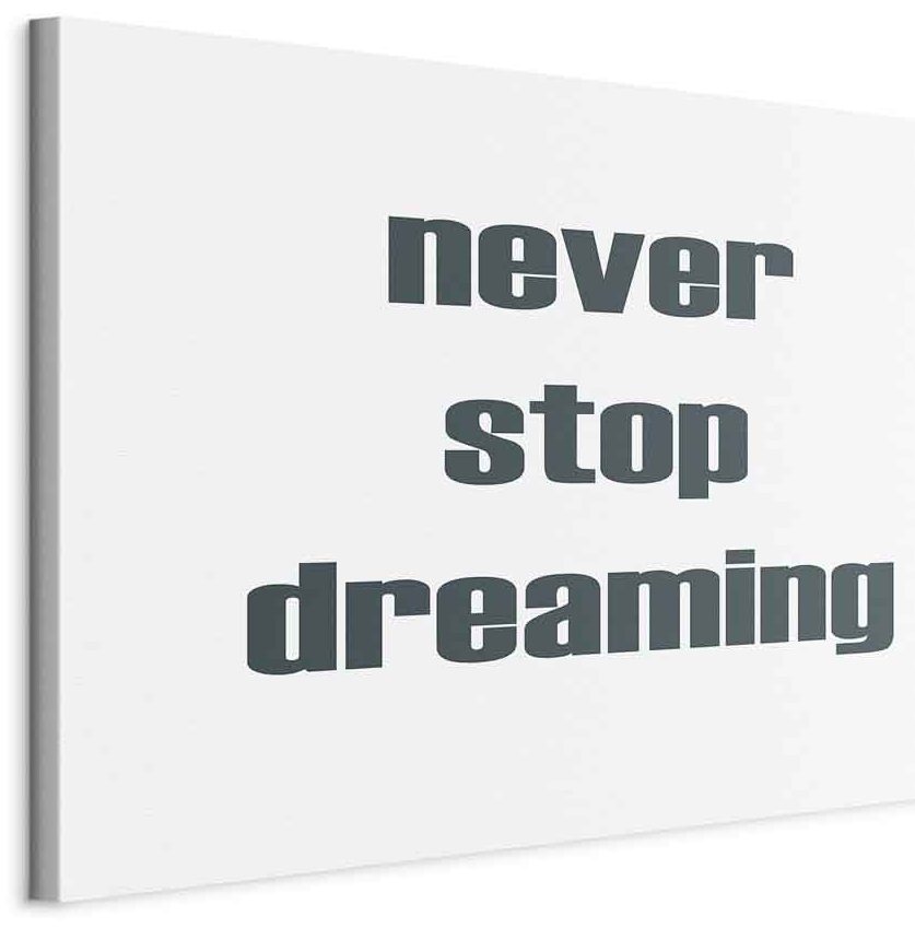 Leinwandbild - Never Stop Dreaming (1 Part) Wide