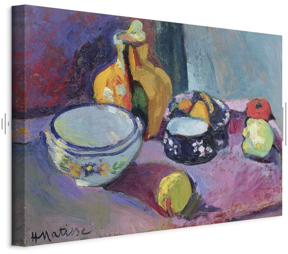 Leinwandbild - Henri Matisse – Dishes and Fruit