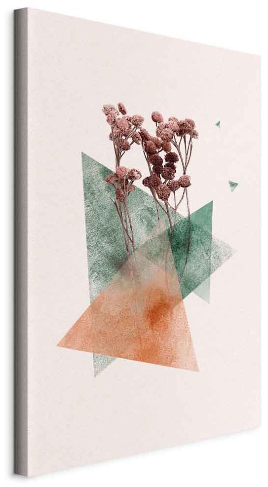 Leinwandbild - Modernist Flower (1 Part) Vertical