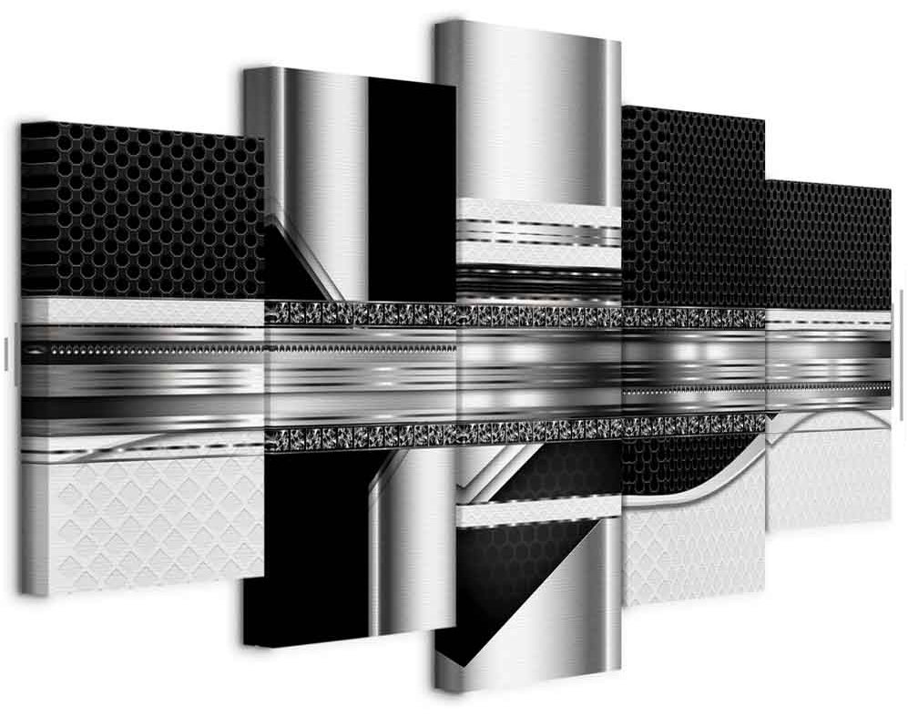 Leinwandbild - Silver Cut